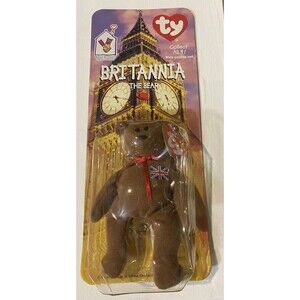 Britannia The Bear-1997 McDonalds Ty with Rare Errors 1993, OakBrook